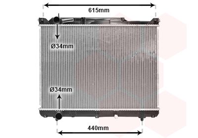 VAN WEZEL Radiators, Motora dzesēšanas sistēma 52002099